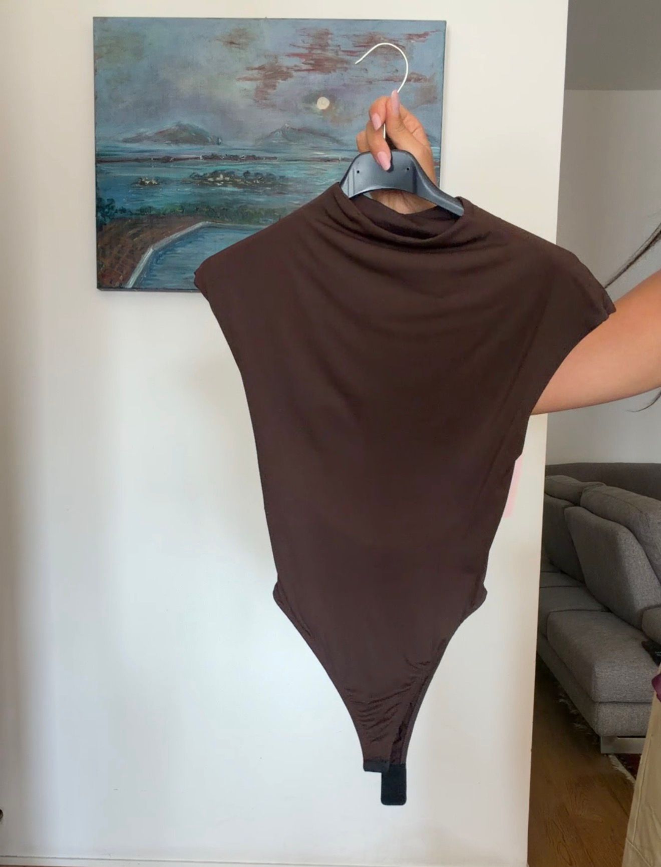 [NenaShop] BABY Body a Girocollo e Smanicato con Schiena Parzialmente Scoperta Elasticizzato