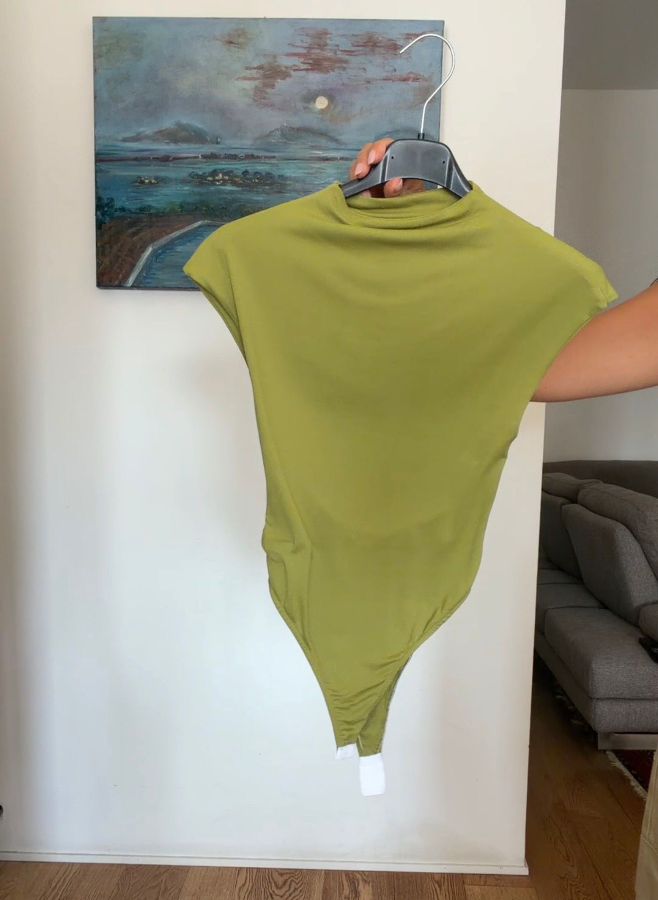 [NenaShop] BABY Body a Girocollo e Smanicato con Schiena Parzialmente Scoperta Elasticizzato