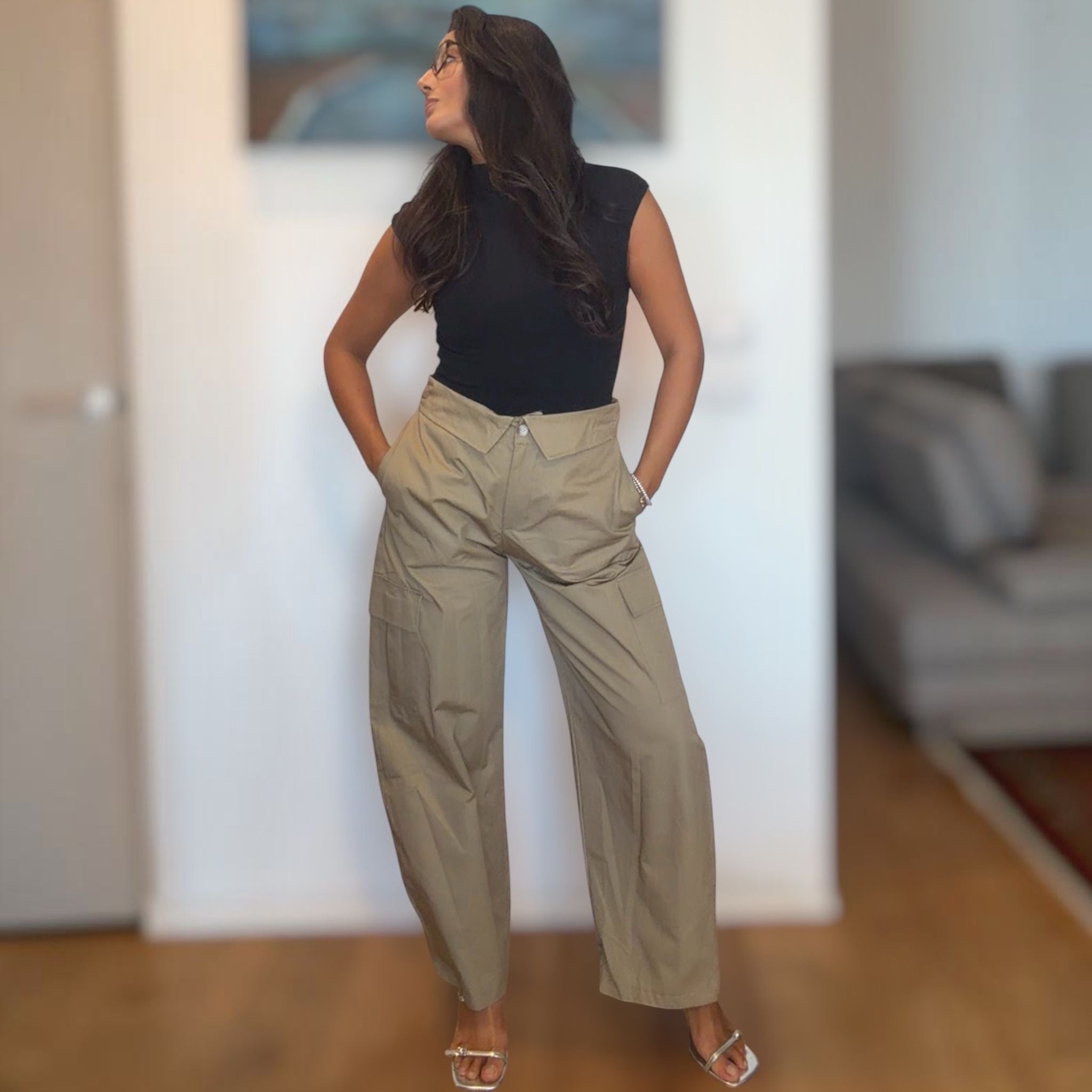 [NenaShop] BABY Body a Girocollo e Smanicato con Schiena Parzialmente Scoperta Elasticizzato