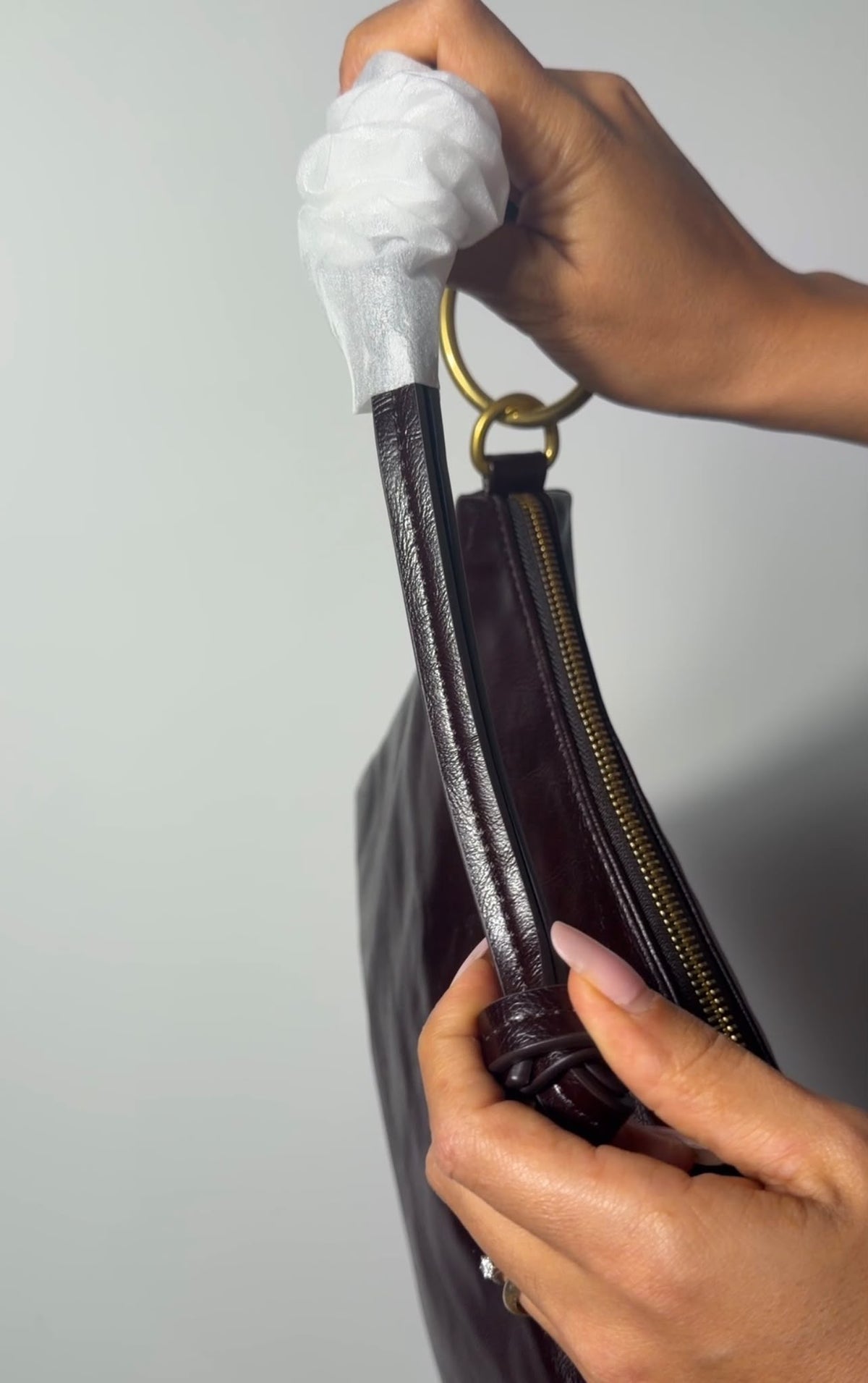 [NenaShop] FLAT - Borsa a Spalla in Ecopelle