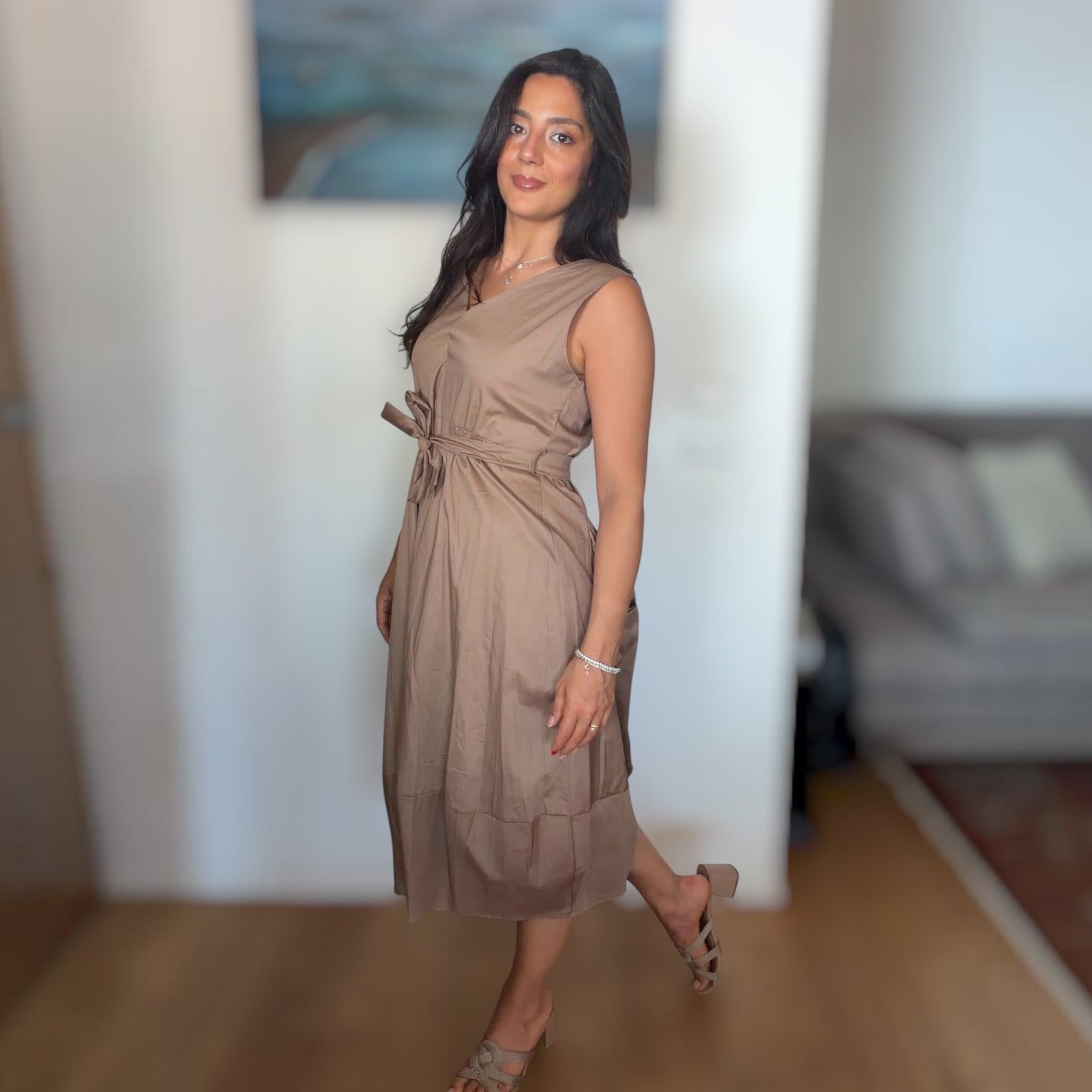 MIDI DRESS CORRADA 100% COTONE