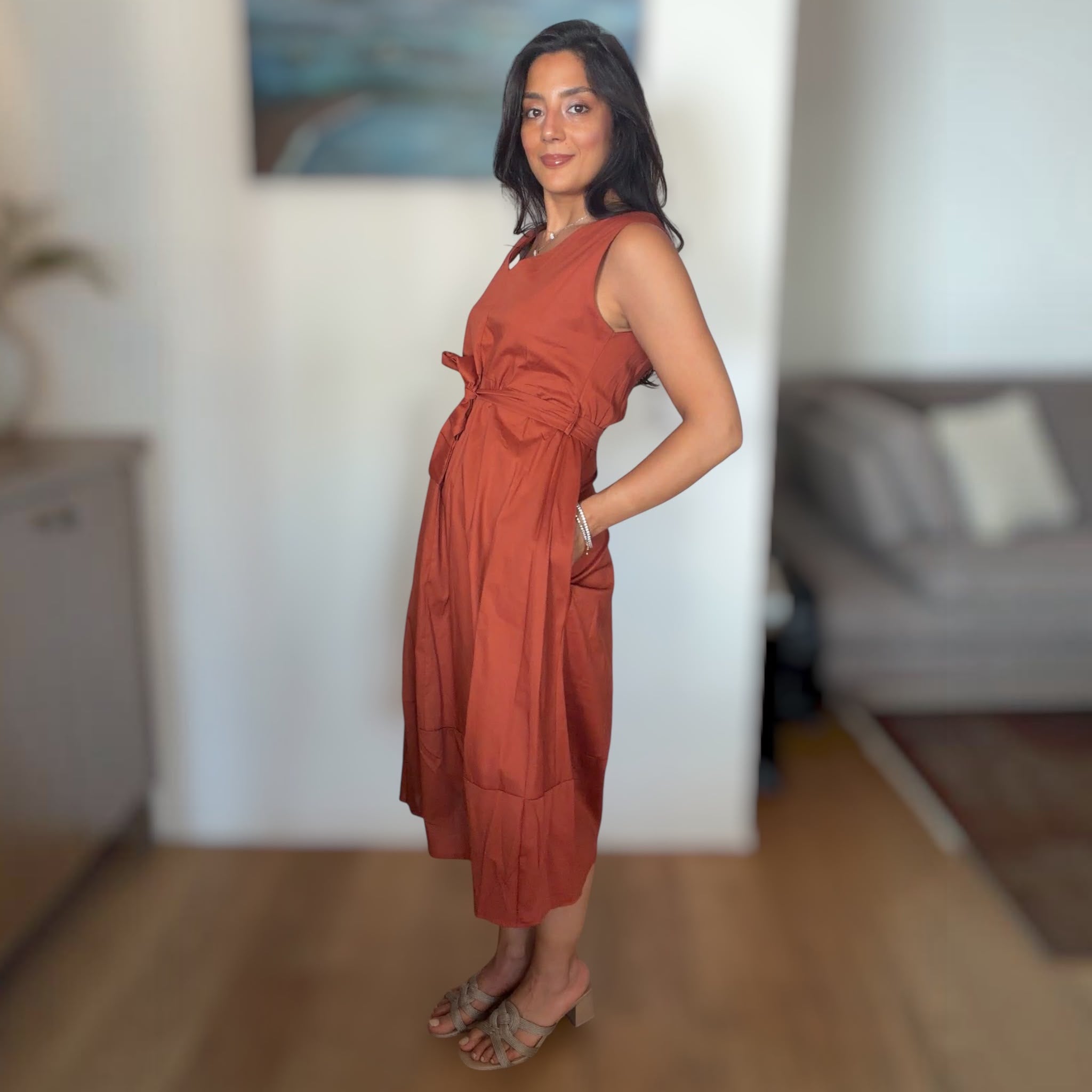 MIDI DRESS CORRADA 100% COTONE